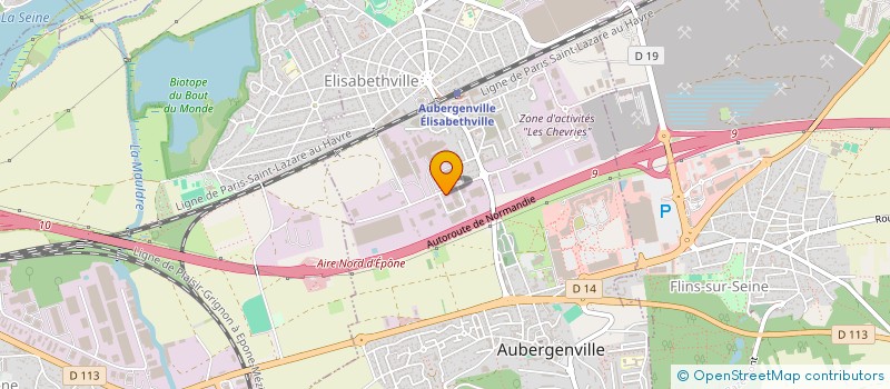 localisation de l'entreprise DELT'IMMO  AUBERGENVILLE