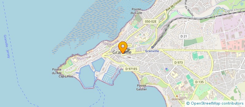 localisation de l'entreprise DELT4 à GRANVILLE