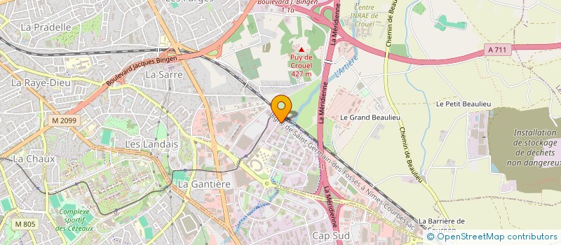 localisation de l'entreprise DELTA 2I BATIMENT  CLERMONT-FERRAND