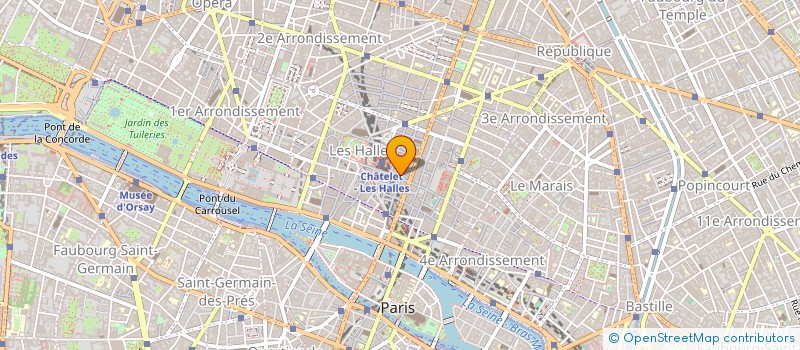 localisation de l'entreprise DELTA à PARIS