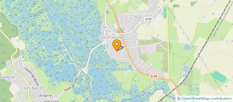 localisation de l'entreprise DELTA  L'ILE-D'OLONNE