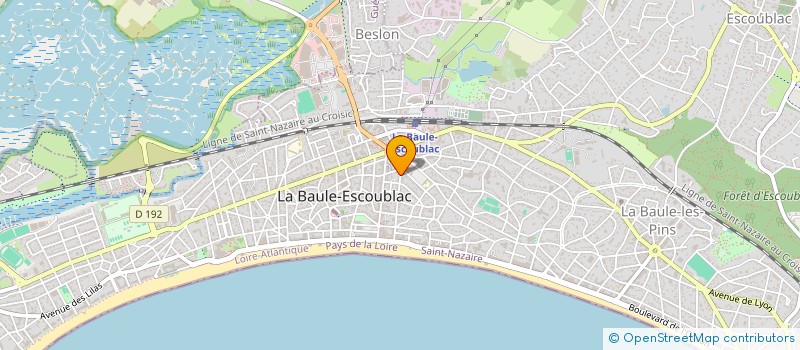 localisation de l'entreprise DELTA à LA BAULE-ESCOUBLAC