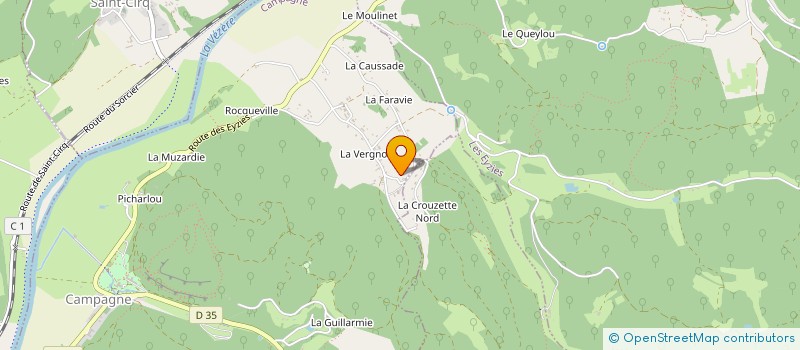 localisation de l'entreprise DELTA  LES EYZIES