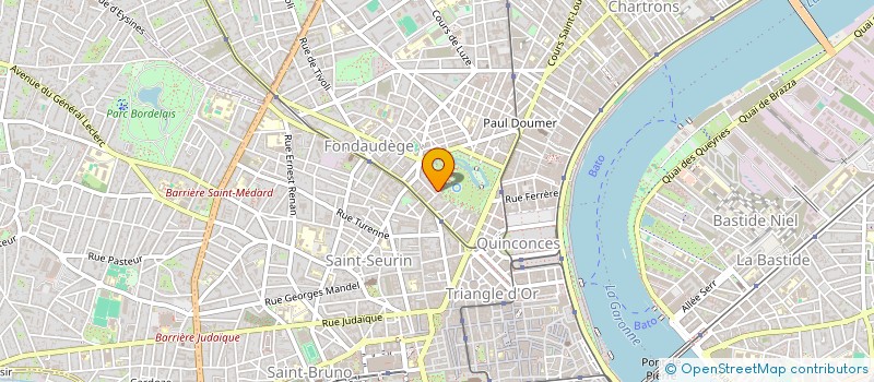 localisation de l'entreprise DELTA  BORDEAUX