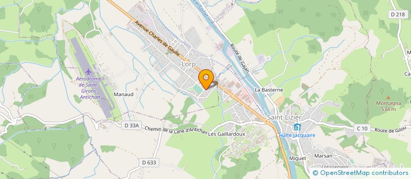 localisation de l'entreprise DELTA à LORP-SENTARAILLE