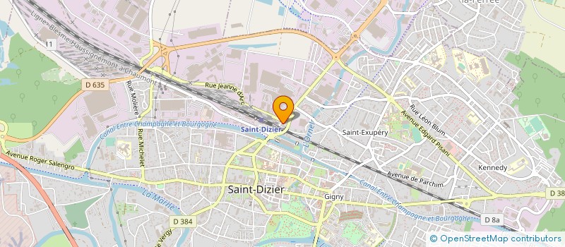 localisation de l'entreprise DELTA 52 à SAINT-DIZIER
