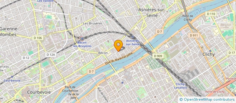 localisation de l'entreprise DELTA 7 IM à COURBEVOIE
