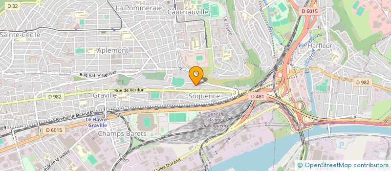 localisation de l'entreprise DELTA à LE HAVRE