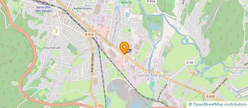 localisation de l'entreprise DELTA  SAINTE-MARGUERITE