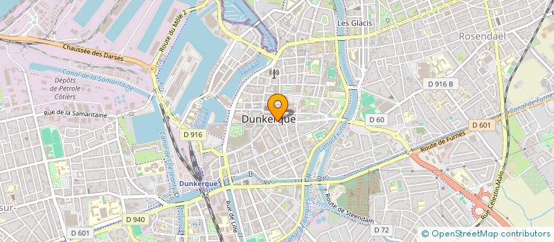 localisation de l'entreprise DELTA à DUNKERQUE