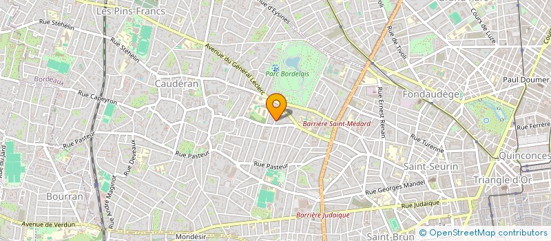 localisation de l'entreprise DELTA  BORDEAUX