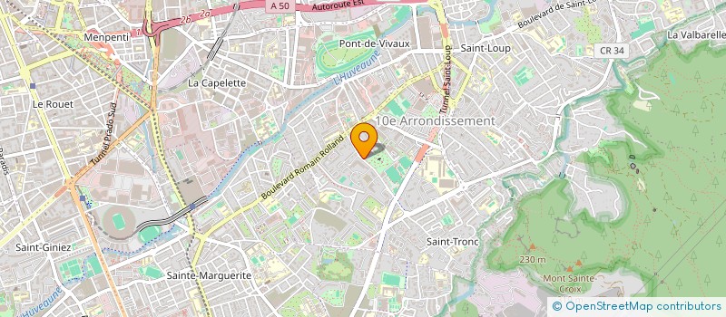 localisation de l'entreprise DELTA à MARSEILLE