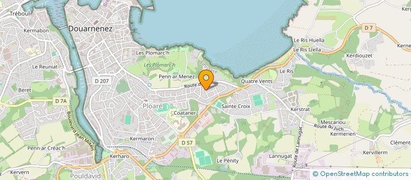 localisation de l'entreprise DELTA  DOUARNENEZ