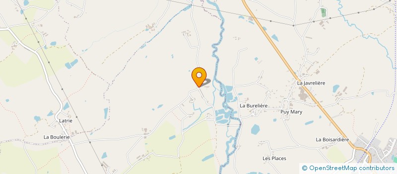 localisation de l'entreprise DELTA  LA FORET-SUR-SEVRE