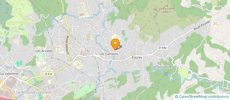 localisation de l'entreprise DELTA  MARSEILLE