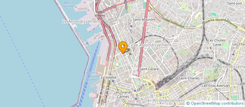 localisation de l'entreprise DELTA A/R à MARSEILLE