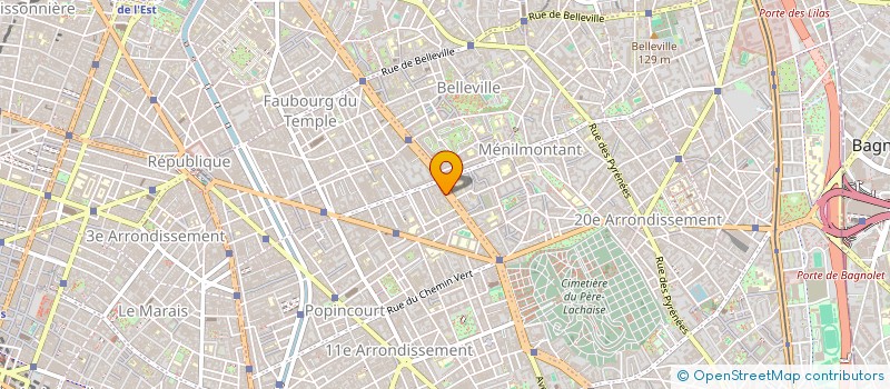 localisation de l'entreprise DELTA ALIMENTATION à PARIS