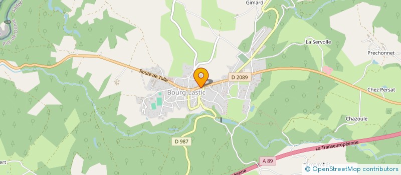 localisation de l'entreprise DELTA AMBULANCE 63 à BOURG-LASTIC