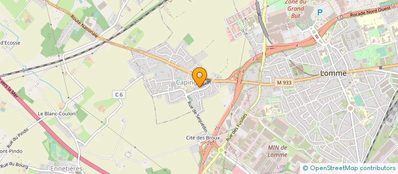 localisation de l'entreprise DELTA AMBULANCES à LILLE