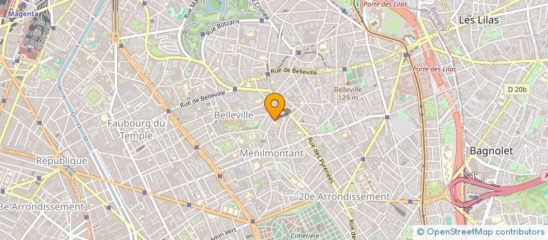 localisation de l'entreprise DELTA ARTS  PARIS