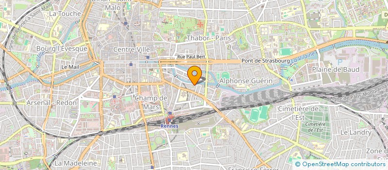localisation de l'entreprise DELTA ATIC à RENNES