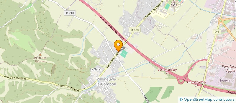 localisation de l'entreprise DELTA AUTOMATION  VILLENEUVE-LA-COMPTAL