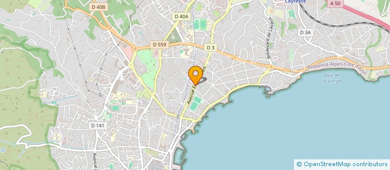 localisation de l'entreprise DELTA AUTOS à LA CIOTAT