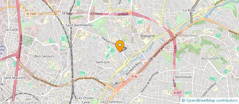 localisation de l'entreprise DELTA BAT à MARSEILLE