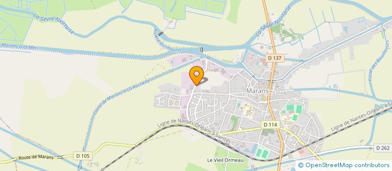 localisation de l'entreprise DELTA BATI  MARANS