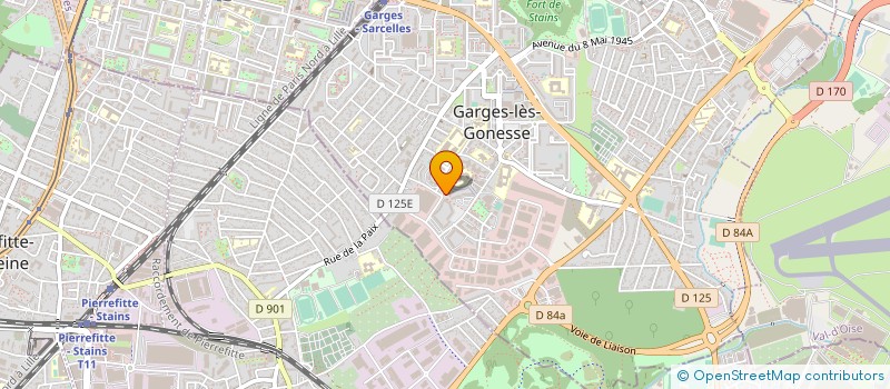 localisation de l'entreprise DELTA BATIMENT  GARGES-LES-GONESSE