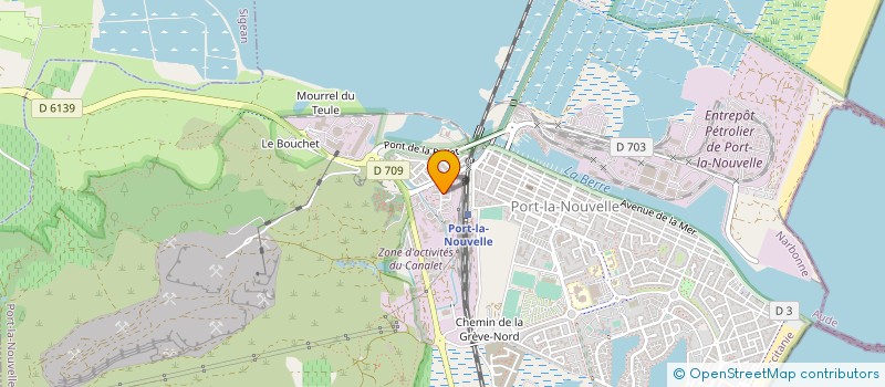 localisation de l'entreprise DELTA BIKE  PORT-LA-NOUVELLE