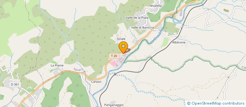 localisation de l'entreprise DELTA BOIS GRAVONA à TAVACO