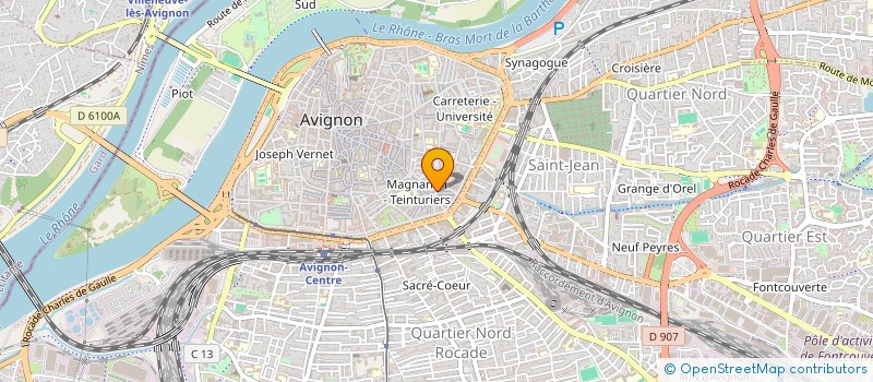 localisation de l'entreprise DELTA BUREAUTIQUE à AVIGNON