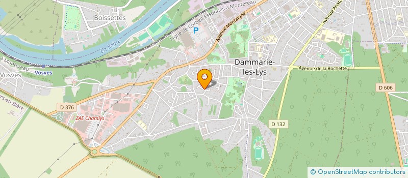 localisation de l'entreprise DELTA BUSINESS GROUP à DAMMARIE LES LYS