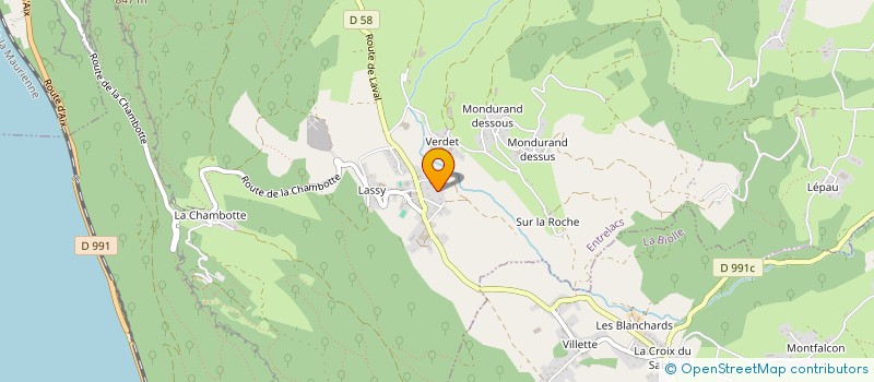 localisation de l'entreprise DELTA CAPITAL  ENTRELACS