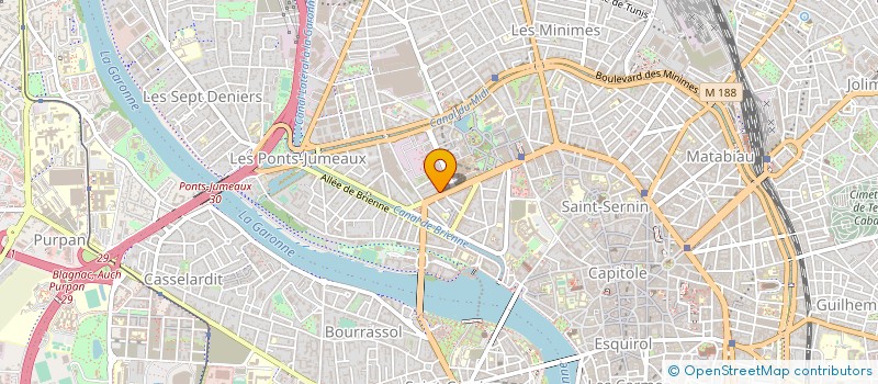 localisation de l'entreprise DELTA CAPITOLE à TOULOUSE
