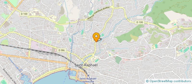 localisation de l'entreprise DELTA CENTER à SAINT-RAPHAEL