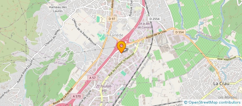 localisation de l'entreprise DELTA CLIMATIQUE  LA FARLEDE