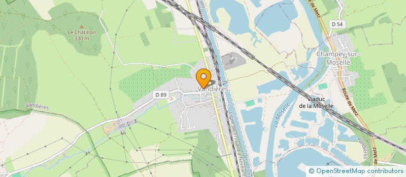 localisation de l'entreprise DELTA CLIMATISATION LORRAINE  VANDIERES