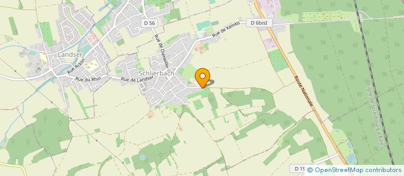 localisation de l'entreprise DELTA COM à SCHLIERBACH