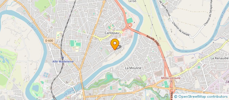 localisation de l'entreprise DELTA COM  TERSSAC