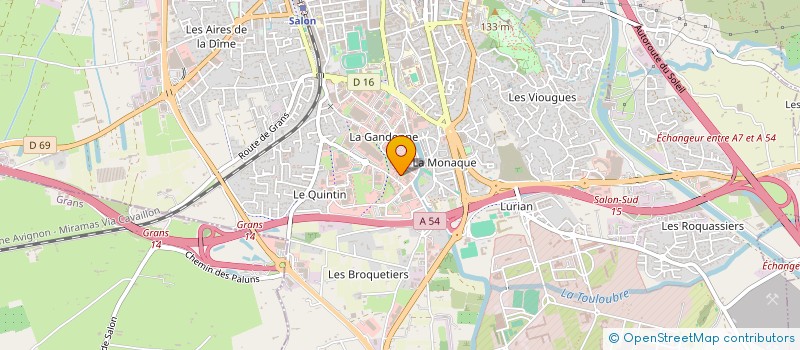 localisation de l'entreprise DELTA COMMUNICATION MULTIMEDIA  SALON-DE-PROVENCE