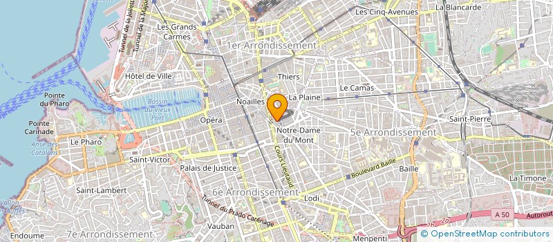 localisation de l'entreprise DELTA COMPUTER à MARSEILLE
