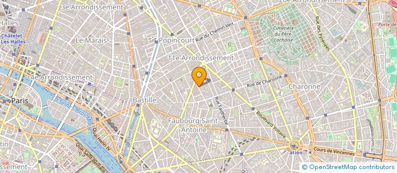 localisation de l'entreprise DELTA CONCEPT  PARIS