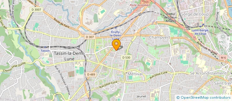 localisation de l'entreprise DELTA CONCEPT à TASSIN-LA-DEMI-LUNE