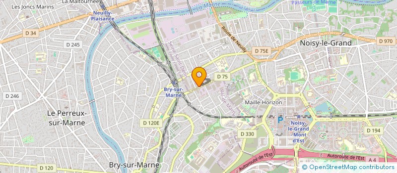 localisation de l'entreprise DELTA-CONCEPT à NOISY-LE-GRAND