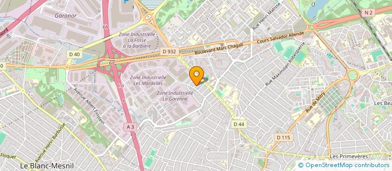 localisation de l'entreprise DELTA CONCEPT à AULNAY-SOUS-BOIS