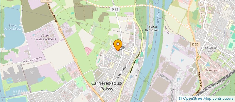 localisation de l'entreprise DELTA CONCEPT  LONGJUMEAU