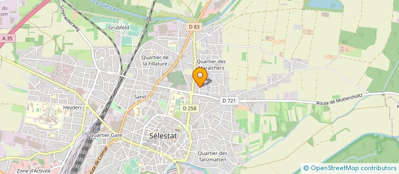 localisation de l'entreprise DELTA CONCEPTS à HILSENHEIM