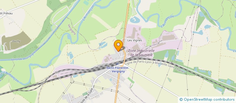 localisation de l'entreprise DELTA CONDITIONNEMENT  SAINT-FLORENTIN